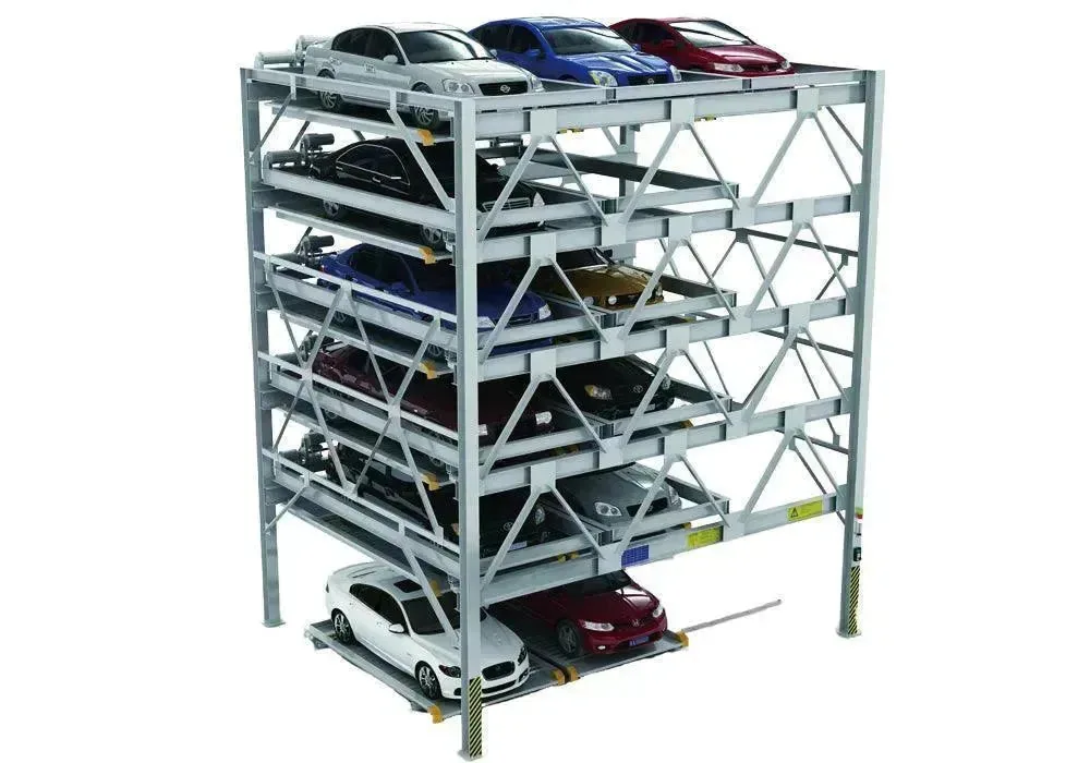 4-Level Puzzle Parking System